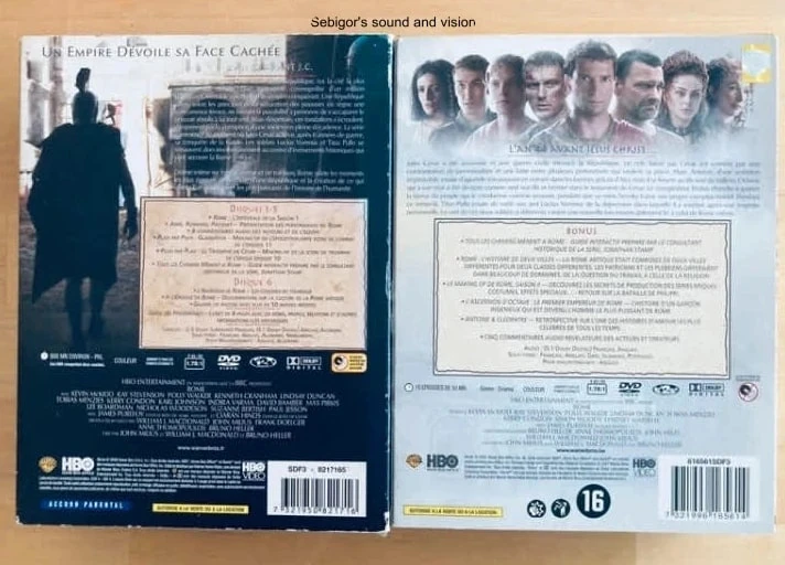 2 caixas de DVD da série completa de Roma. – photo 2